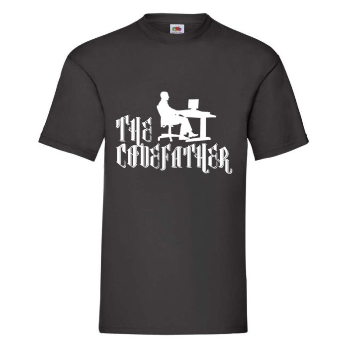 Футболка з принтом THE CODEFATHER