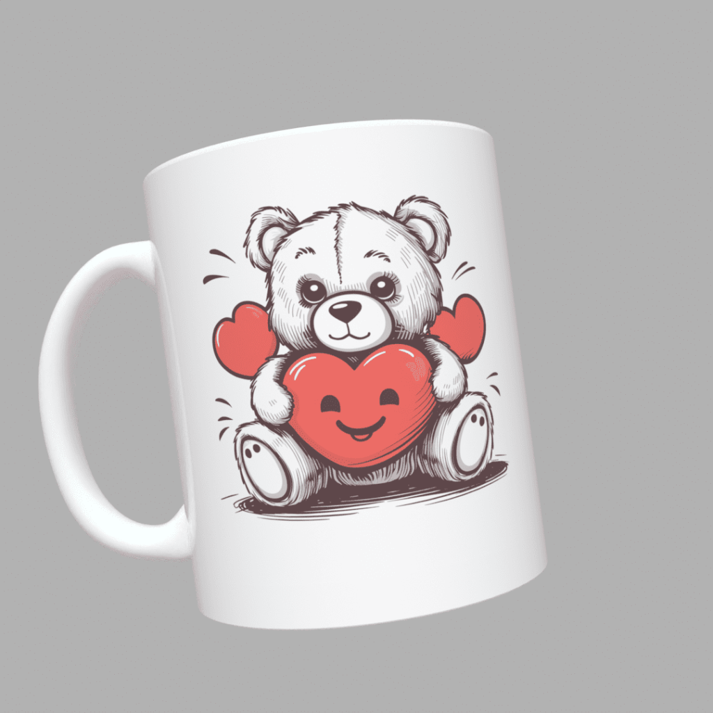 Чашка з принтом Плюшевий Ведмедик